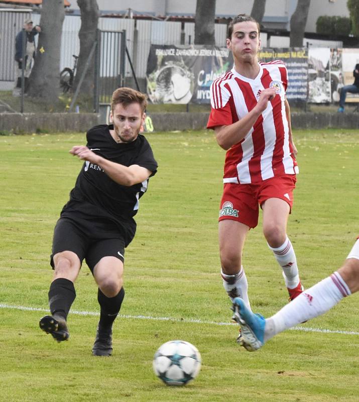 Fotbalový přebor kraje: Olešník - Blatná 4:1.