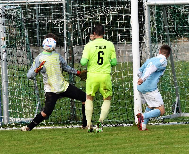 Fotbalový KP: TJ Osek - FK Olečšník 1:8 (1:4).