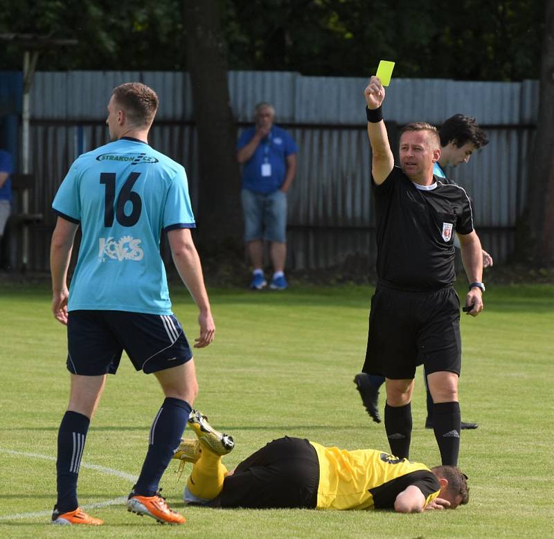 Fotbalový krajský přebor: Katovice - Lom u Tábora 4:0.