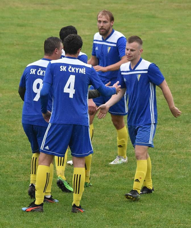 Fotbalová I.B třída: Osek - Čkyně 3:4.