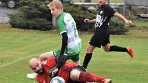 Fotbalová I.B třída: Střelské Hoštice - Volyně 3:0.