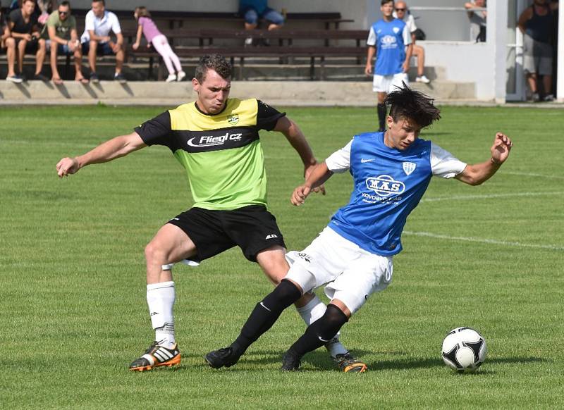 Fotbalisté Oseku doma podlehli Táborsku B 2:3.