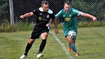 Předkolo Jč. poháru fotbalistů: Lom u Blatné - Mladá Vožice 2:3 (2:2). Foto: Jan Škrle