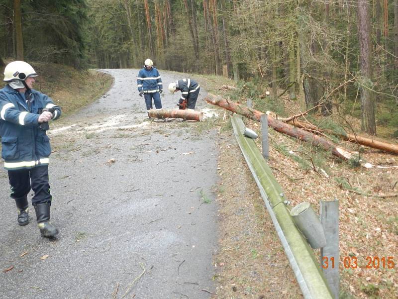 Výjezdy hasičů HZS Strakonice v úterý 31. března