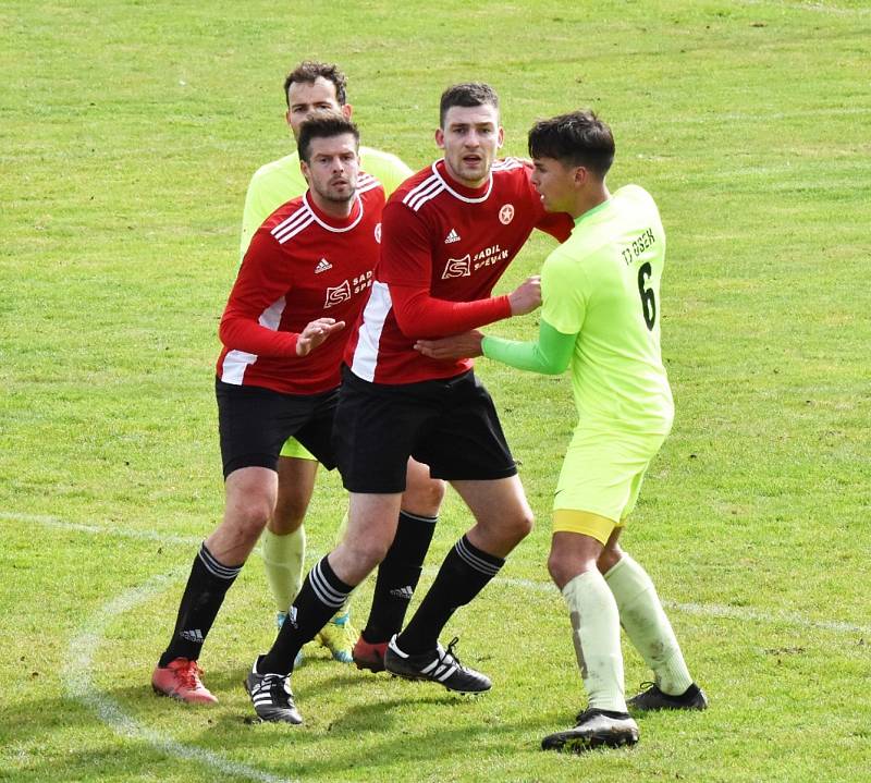 Fotbalový KP: TJ Osek - Týn nad Vltavou 0:0.