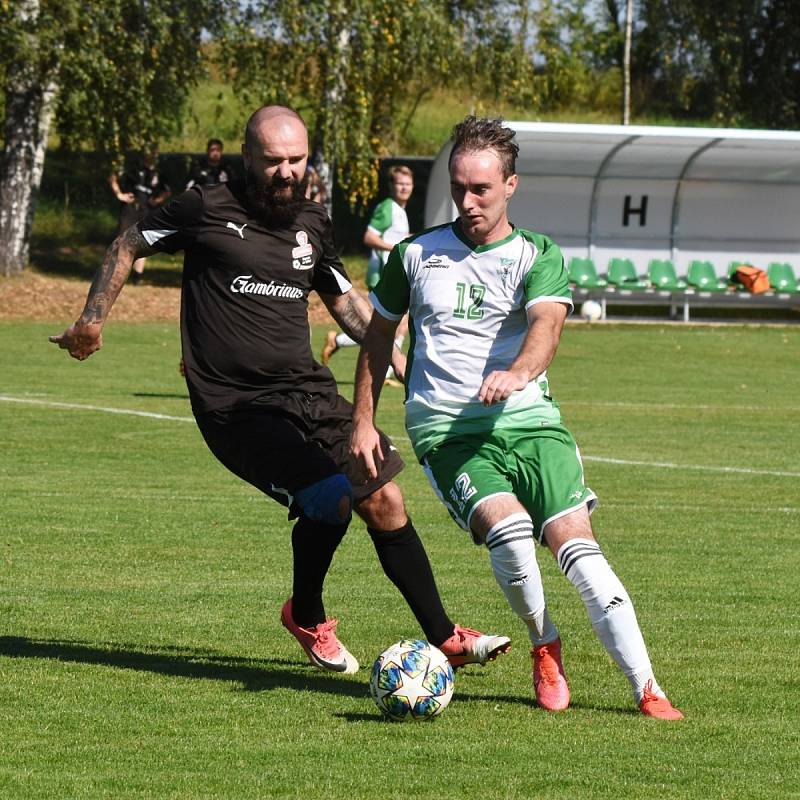 Fotbalová B třída: Střelské Hoštice - Cehnice 1:4.