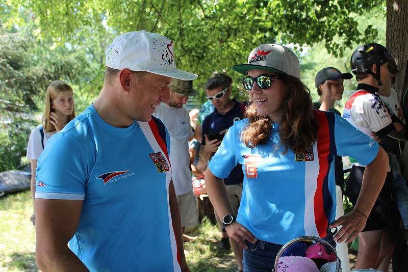Vodní slalomářka Tereza Fišerová se do Strakonic velmi ráda vrací.