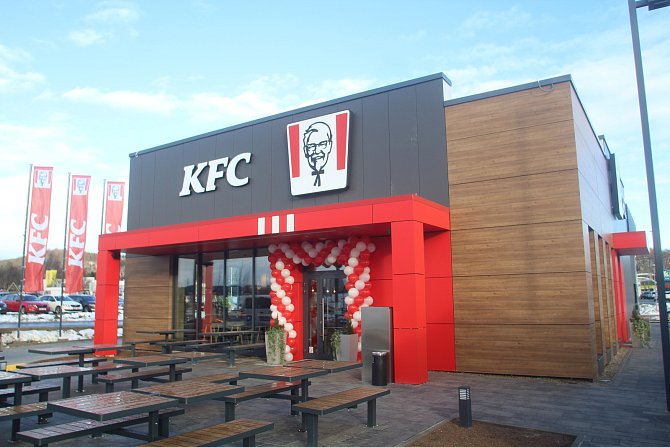 KFC ve Strakonicích.