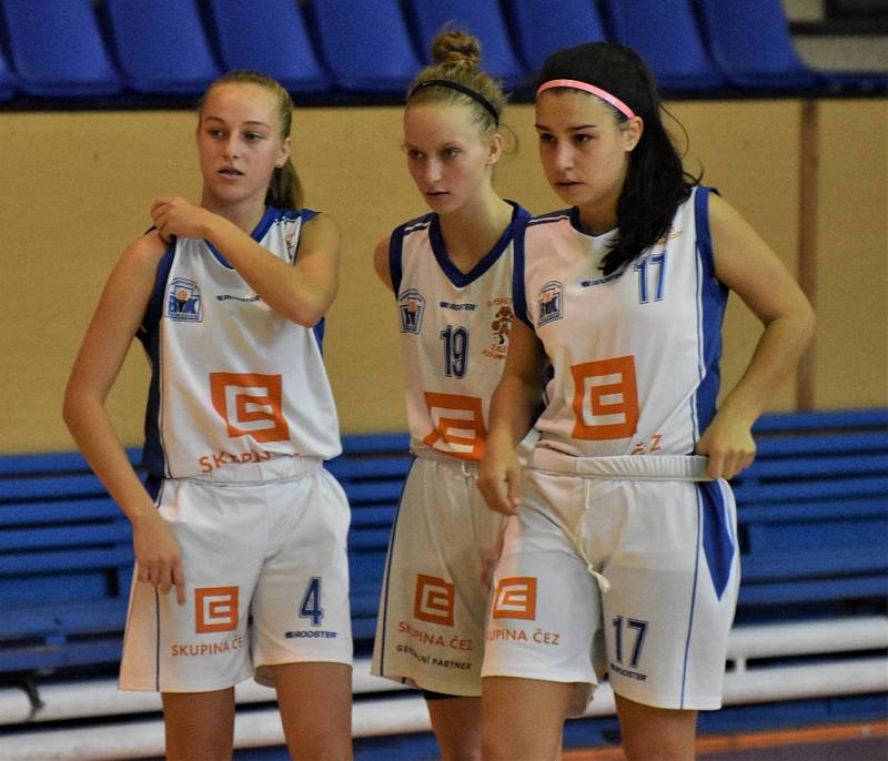 Liga kadetky: Strakonice - K. Vary 85:35.