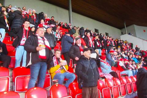 Strakoničtí fanoušci Slavie Praha byli po derby v MOL cupu zklamáni.