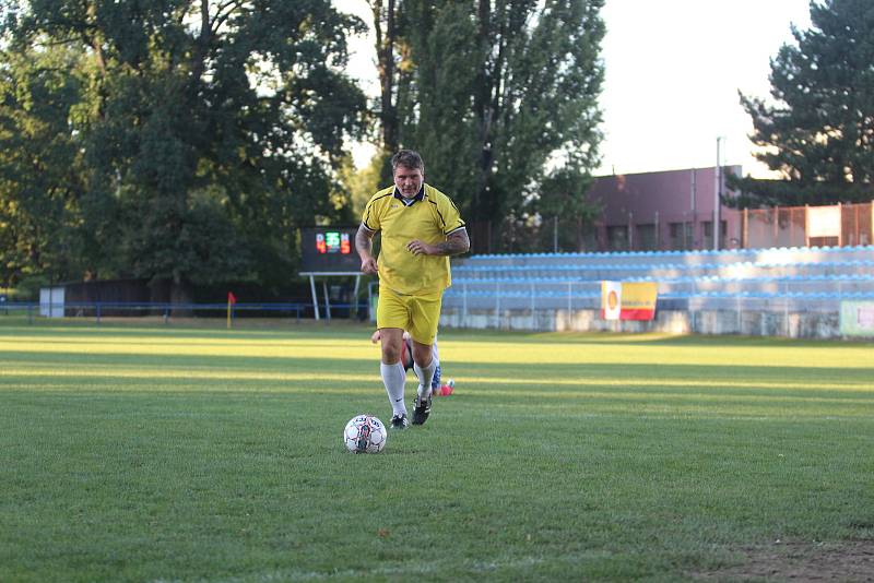 Z utkání Strakonice ČFL - Internacionálové 4:5 (penalty 5:4).