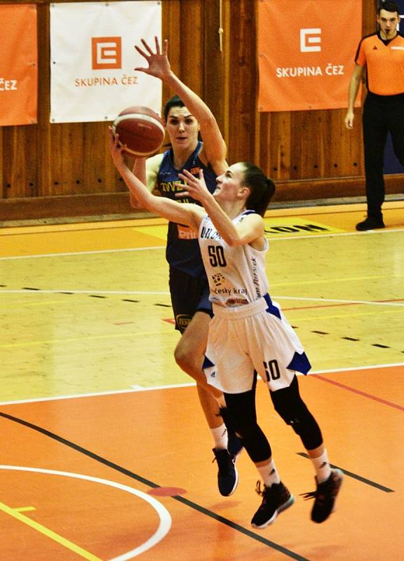 Renomia ŽBL: BK Strakonice - ZVVZ USK Praha 45:126.