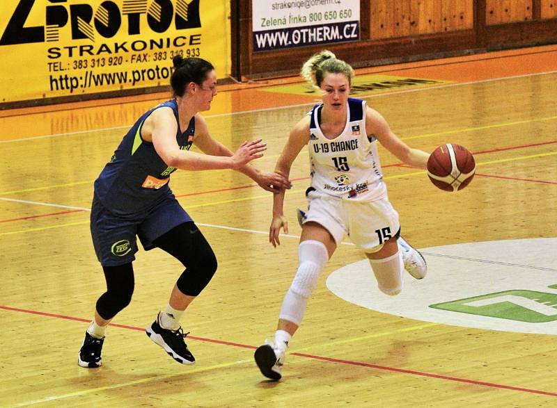 Renomia ŽBL: BK Strakonice - ZVVZ USK Praha 45:126.