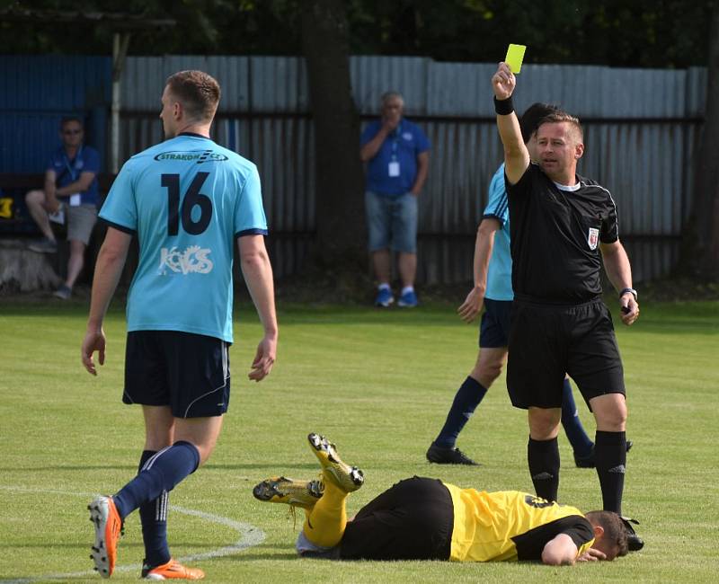 Fotbalový krajský přebor: Katovice - Lom u Tábora 4:0.