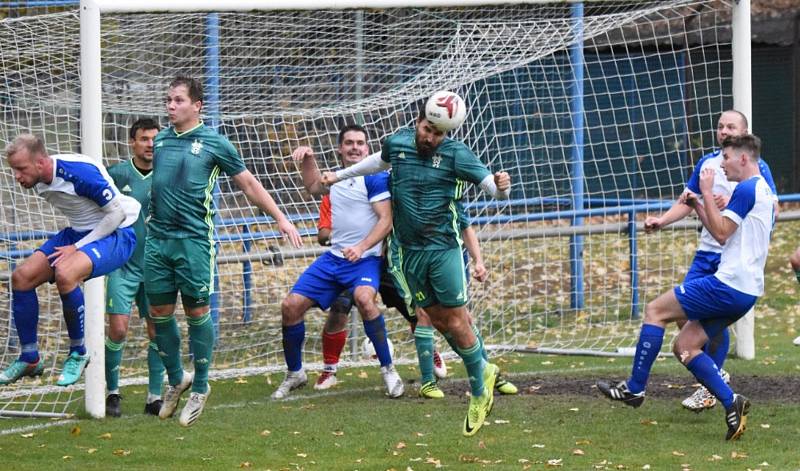 Fotbalový KP: Junior Strakonice - Jankov 1:1.