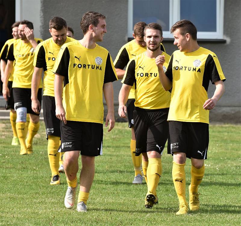 Fotbalový krajský přebor: Katovice - Lom u Tábora 4:0.