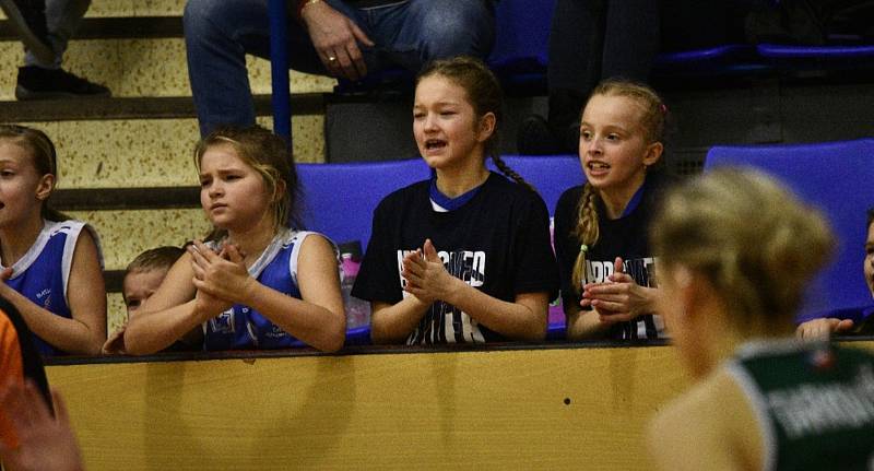 Basketbalovou ŽBL si užívaly i nejmenší hráčky BK Strakonice.