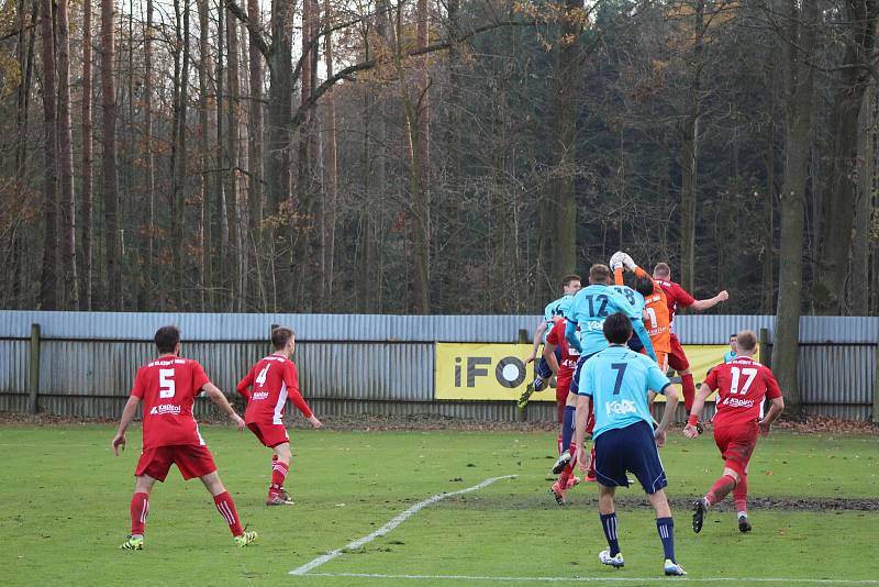 Fotbalová divize: Katovice - Klatovy 1:1 - penalty 6:7.