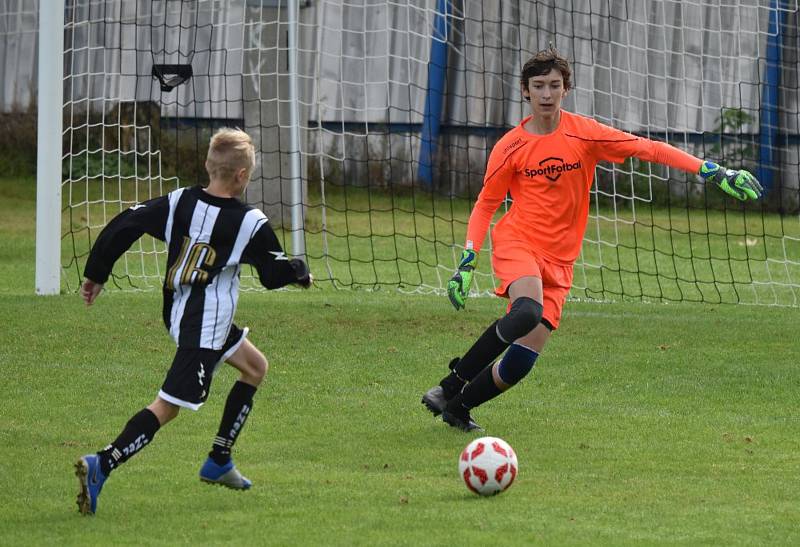 K derby fotbalového žákovského kraje přijel do Volyně Junior Strakonice. Slavili domácí.