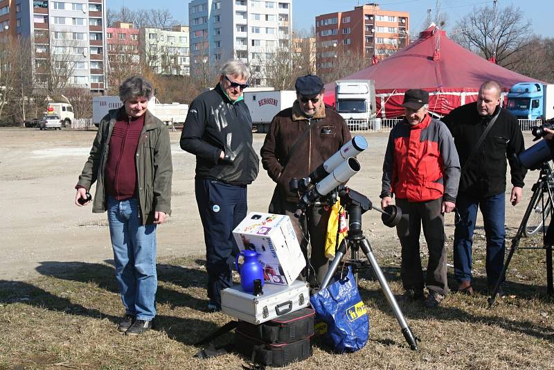 Částečné zatmění Slunce ve Strakonicích