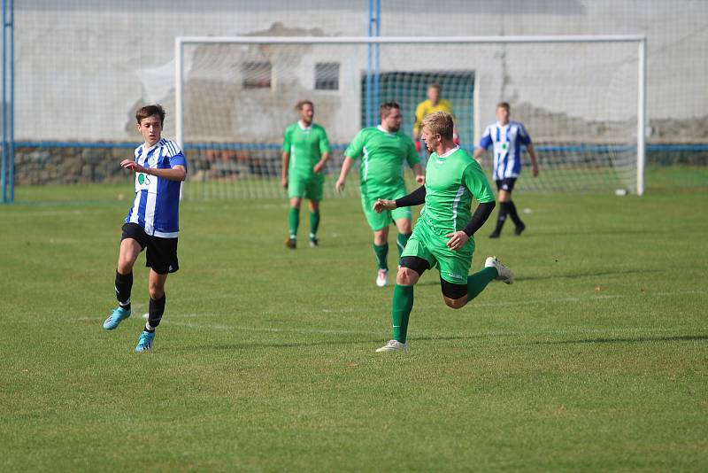 Fotbalový OP Strakonicka: Poříčí - Blatná B 2:1.