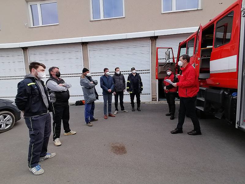 Město Vodňany se rozhodlo podpořit činnost svých dobrovolných hasičů a sboru zakoupilo novou stříkačku.