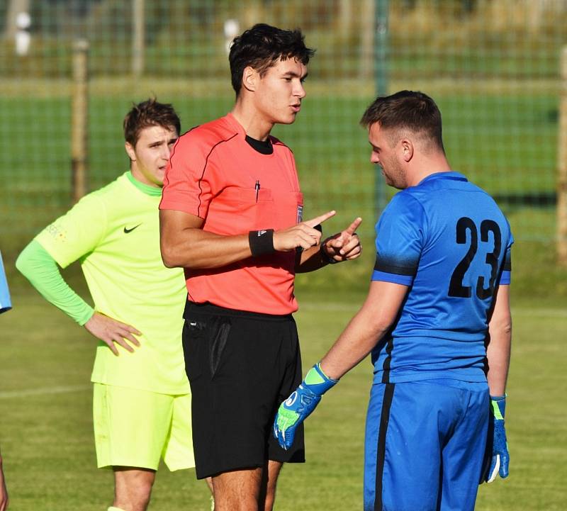 Fotbalový KP: Osek - Rudolfov 2:1.