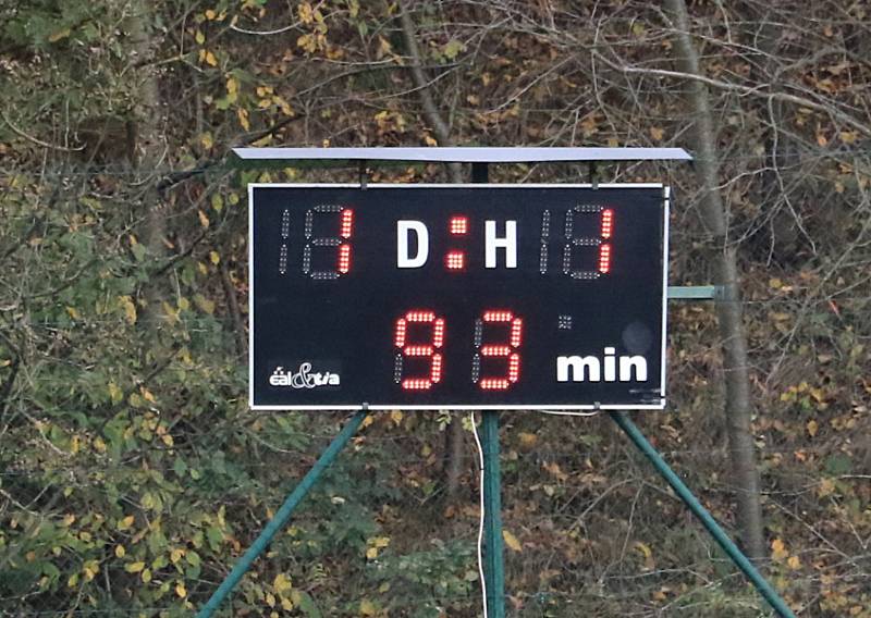 Fotbalová I.A třída. Strunkovice - Dolní Dvořiště 1:1 (1:0).