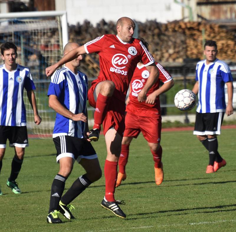 Fotbalový KP: Blatná - Hluboká 1:1 (0:0). Foto: Jan Škrle