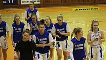 Basketbalistky Strakonic porazily Slovanku 77:71.