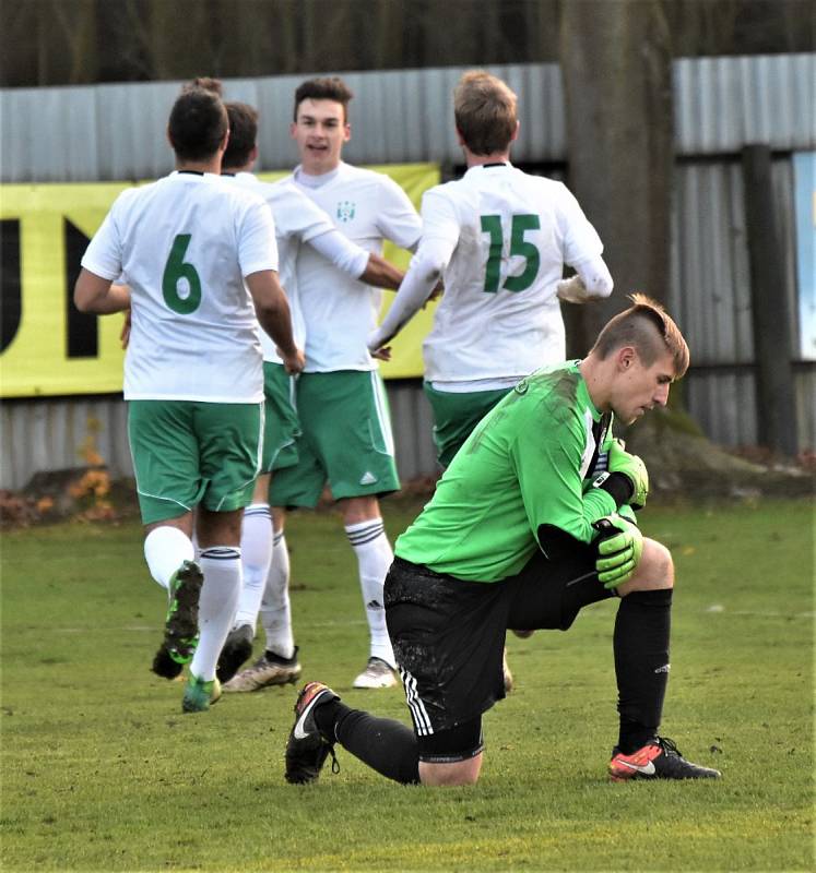 Fotbalový KP: Katovice - Jankov 2:1.