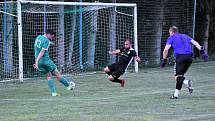 Předkolo Jč. poháru fotbalistů: Lom u Blatné - Mladá Vožice 2:3 (2:2). Foto: Jan Škrle