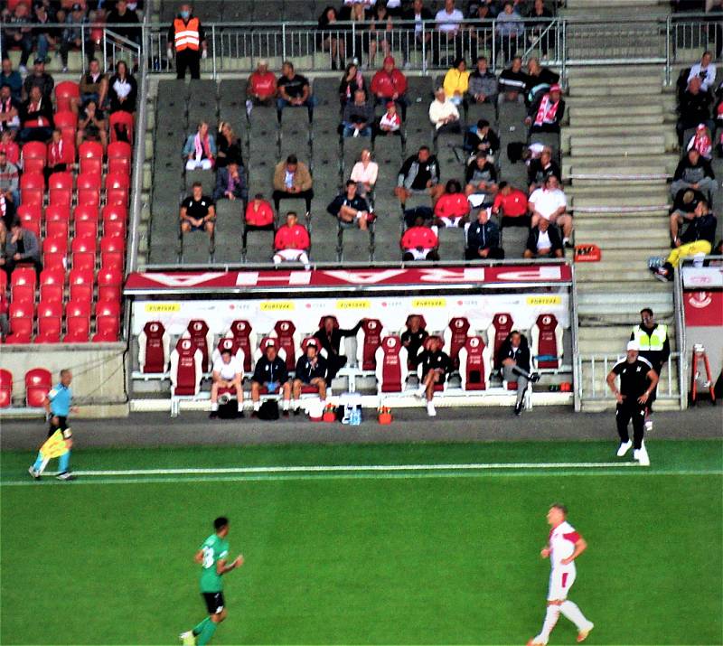 Strakoničtí fandové Slavie Praha vyrazili fandit proti Příbrami.