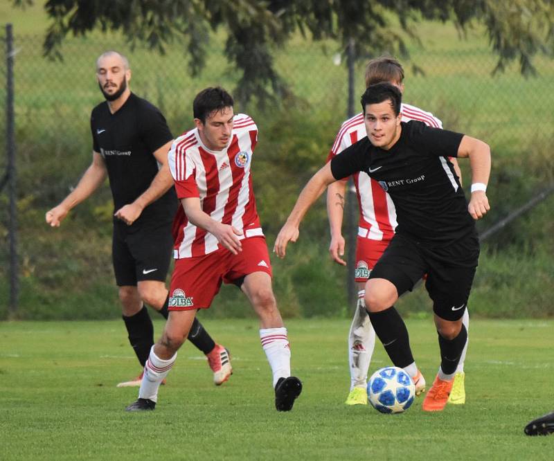 Fotbalový přebor kraje: Olešník - Blatná 4:1.