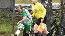 Fotbalová I.B třída: Střelské Hoštice - Volyně 3:0.