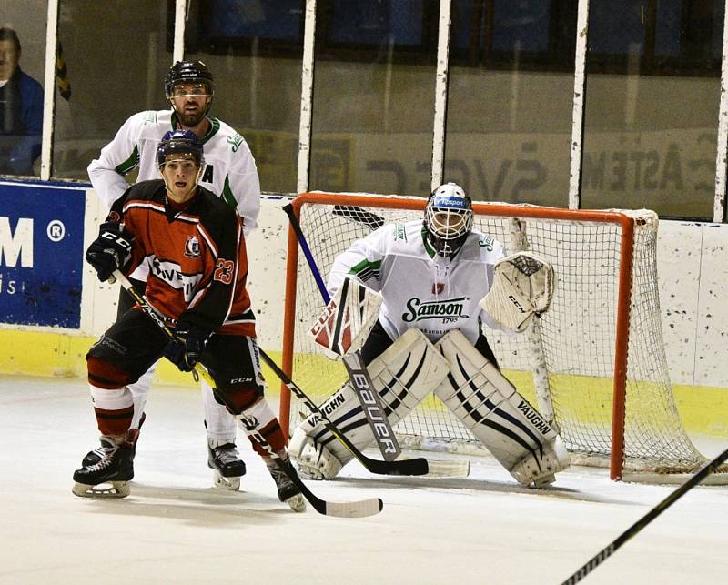 KL hokejistů: HC Strakonice - HC Samson ČB 2:10.