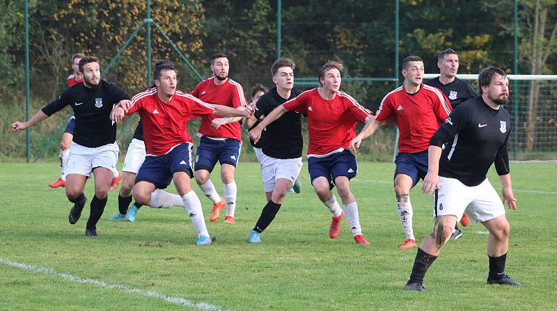 Fotbalová I.A třída. Strunkovice - Dolní Dvořiště 1:1 (1:0).