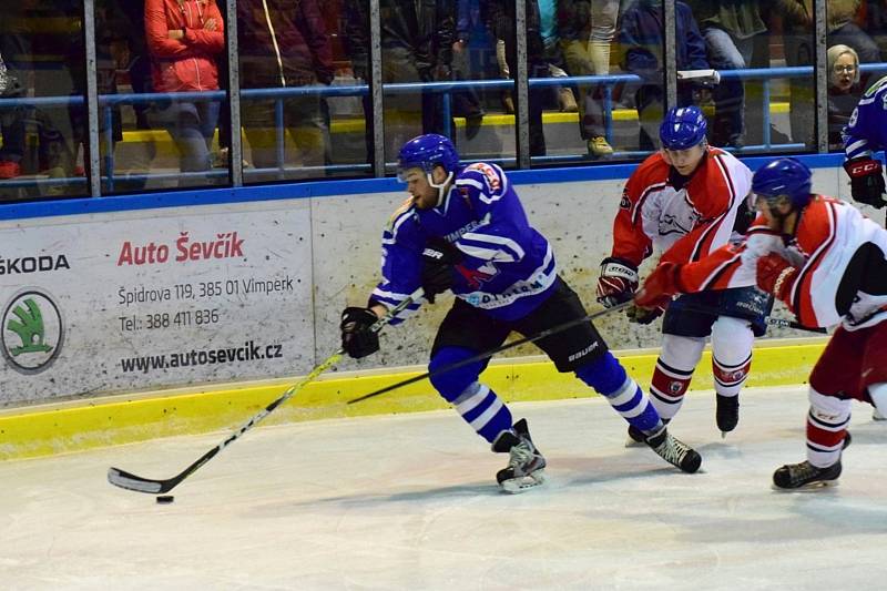 Strakonice vyhrály ve Vimperku 8:5.  Foto: Zdeněk Formánek