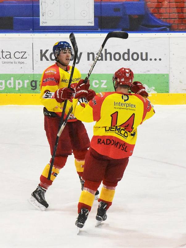 Radomyšl ve čtvrtfinále play off přehrála Veselí nad Lužnicí 6:1. Ilustrační foto.