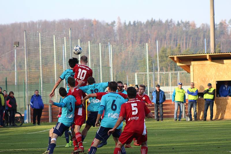 Fotbalová divize: Katovice - Klatovy 1:1 - penalty 6:7.
