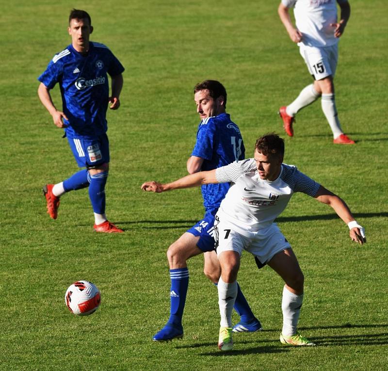 Fotbalová divize: Soběslav - Katovice 3:0 (2:0). Foto: Jan Škrle