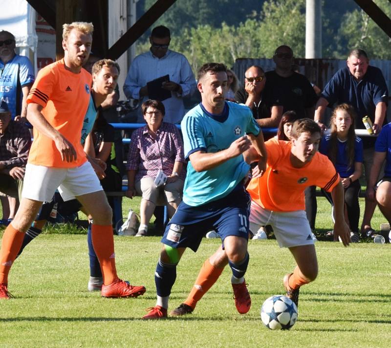 Katovičtí fotbalisté porazili Hořovice i podruhé v sezoně (snímek je z domácí výhry 6:0).