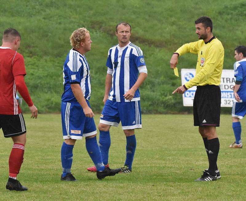 Fotbalová A třída: Sousedovice - Trhové Sviny 0:1.