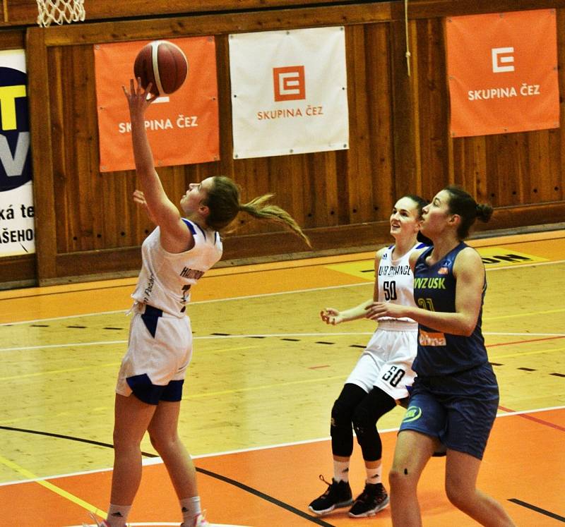 Renomia ŽBL: BK Strakonice - ZVVZ USK Praha 45:126.