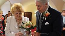 Manželé Anna a František Pejchalovi slavili 65 let společného manželství.