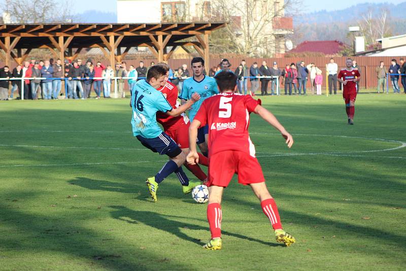 Fotbalová divize: Katovice - Klatovy 1:1 - penalty 6:7.