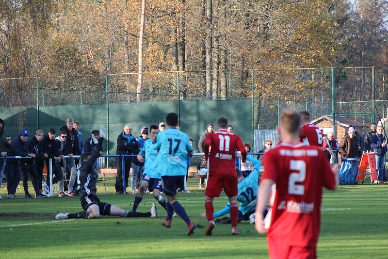 Fotbalová divize: Katovice - Klatovy 1:1 - penalty 6:7.