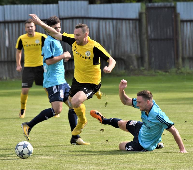 Fotbalový krajský přebor: Katovice - Lom u Tábora 4:0.