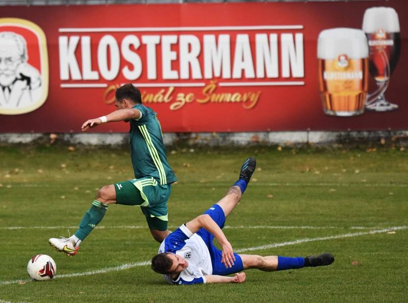 Fotbalový KP: Junior Strakonice - Jankov 1:1.