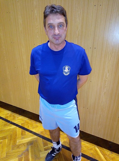 Trenér Michal Pacovský.